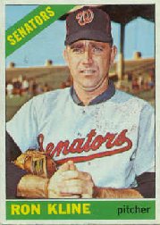 1966 Topps Baseball Cards      453     Ron Kline